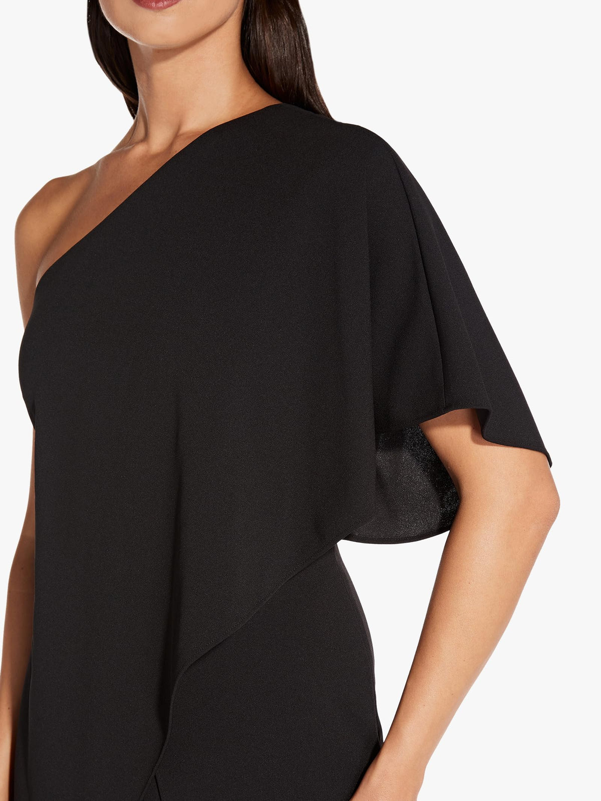 Adrianna Papell Women's One Shoulder Jumpsuit